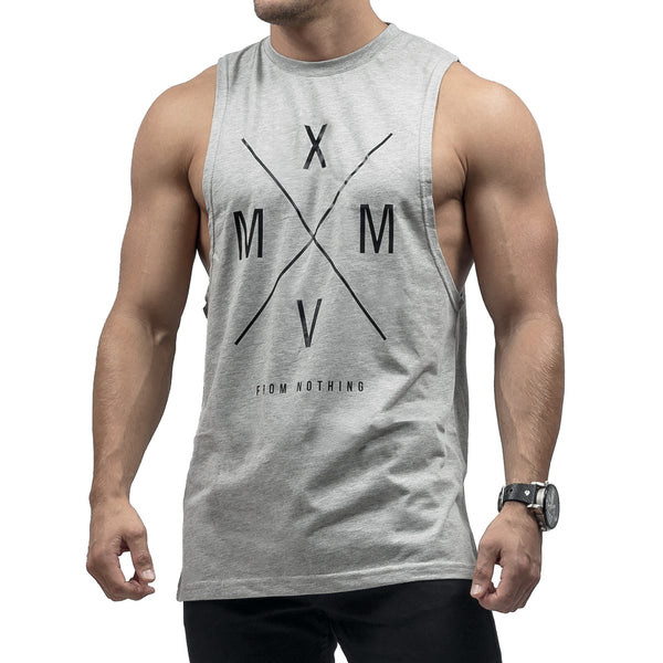 MMXV Cut Off Tank - grey/black