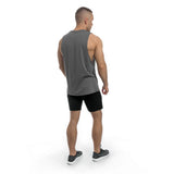 Essentials Cut Off Tank - dark grey