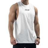 Runner Cut Off Tank - white