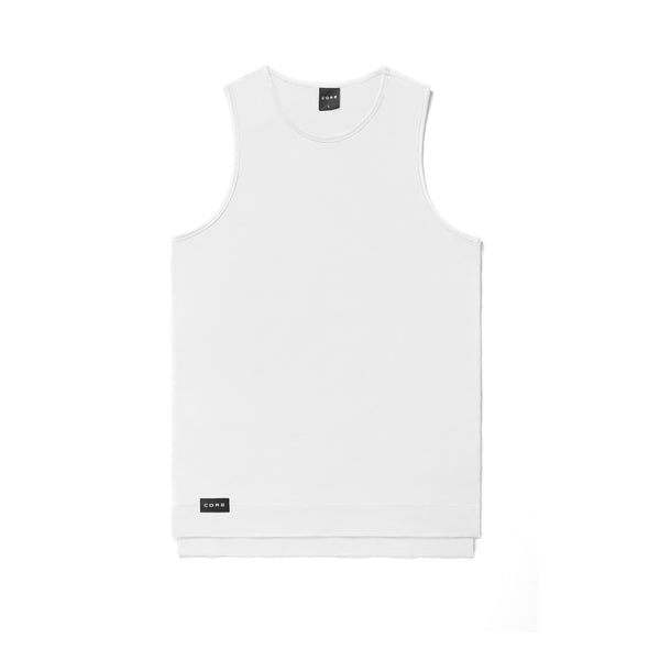 Side Split Tank - white