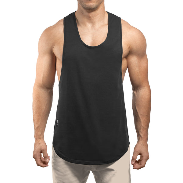 Round Fusion Tank - black
