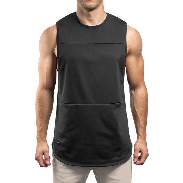 Lux Cut Off Tank - black