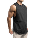 Lux Cut Off Tank - black