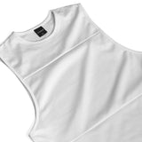 Lux Cut Off Tank - white