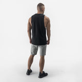Outline Cut Off Tank - black