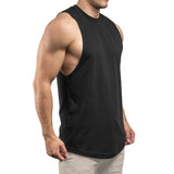 Round Cut Off Tank - black