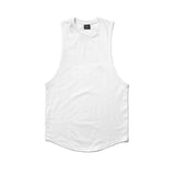 Round Cut Off Tank - white