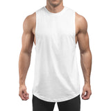 Round Cut Off Tank - white
