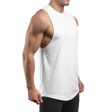 Round Cut Off Tank - white