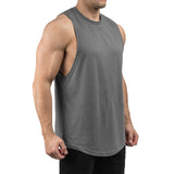Round Cut Off Tank - dark grey