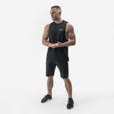 Brand Cut Off Tank - black