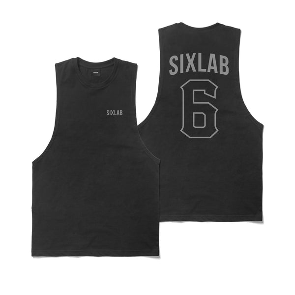 Brand Cut Off Tank - black