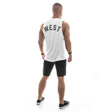 Winter League Cut Off Tank - white