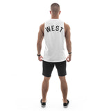 Winter League Cut Off Tank - white