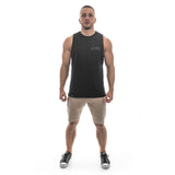 Winter League Cut Off Tank - black