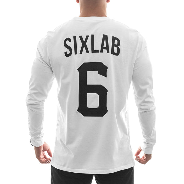 Brand Longsleeve - white