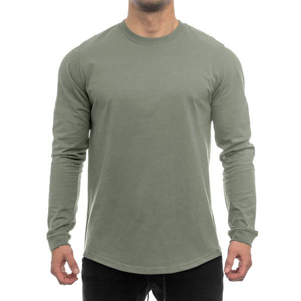 Round Longsleeve - light green