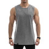 Vintage Cut Off Tank - washed grey