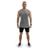 Vintage Cut Off Tank - washed grey