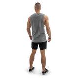 Vintage Cut Off Tank - washed grey