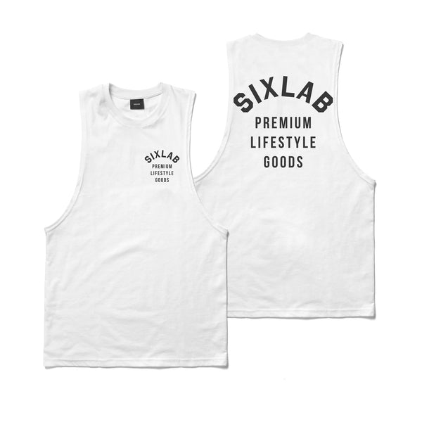PLG Cut Off Tank - white