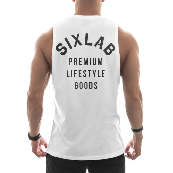 PLG Cut Off Tank - white