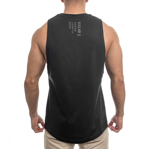 Trademark Cut Off Tank - black