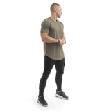Round T-Shirt - olive