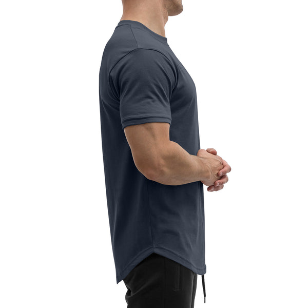 Round T-Shirt - dark blue