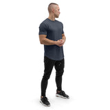 Round T-Shirt - dark blue
