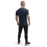 Round T-Shirt - dark blue