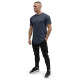 Round T-Shirt - dark blue