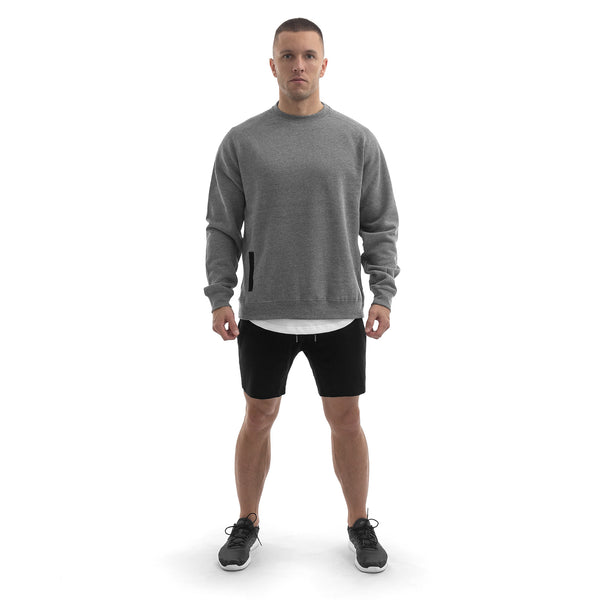 Oversize Sweatshirt - dark grey heather