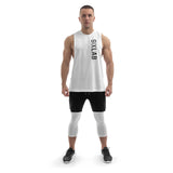 Icon Cut Off Tank - white