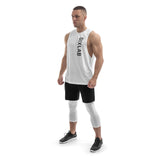 Icon Cut Off Tank - white