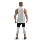 Icon Cut Off Tank - white