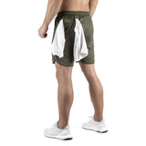 Hybrid Tech Shorts - olive