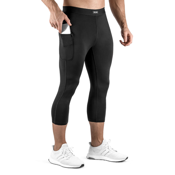 3/4 Leggings - black