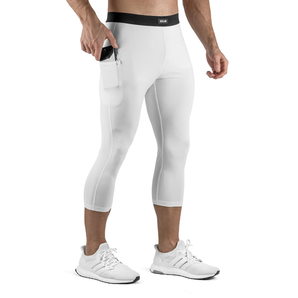3/4 Leggings - white