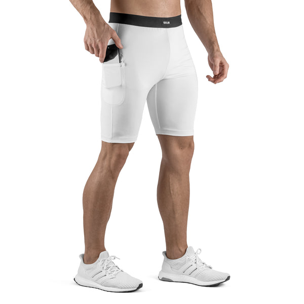 Half Leggings - white