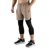 2-in-1 Set Long - brown/black