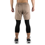 2-in-1 Set Long - brown/black