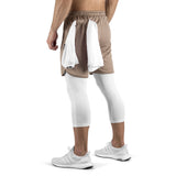 2-in-1 Set Long - brown/white