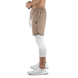2-in-1 Set Long - brown/white