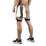 2-in-1 Set Short - brown/black