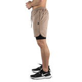 2-in-1 Set Short - brown/black