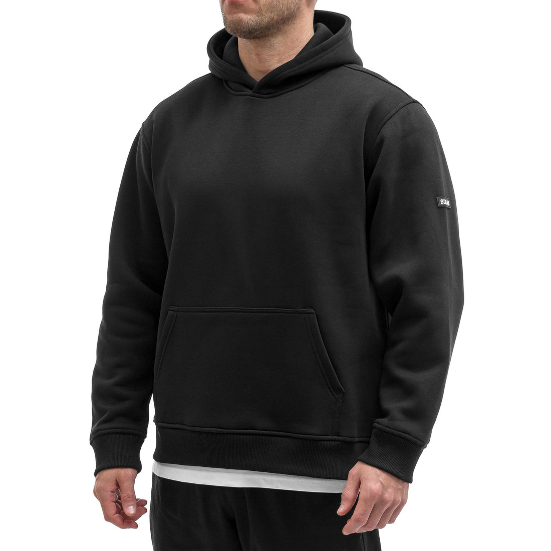 Relaxed Hoodie - black