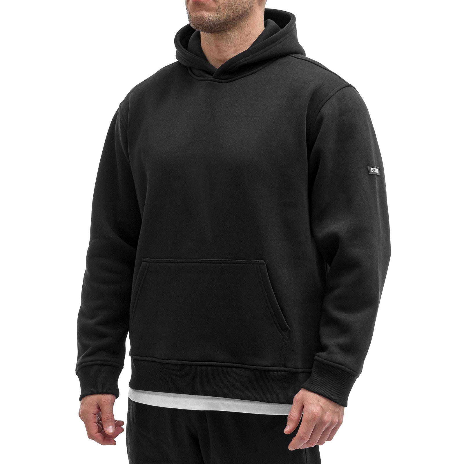 Relaxed Hoodie - black