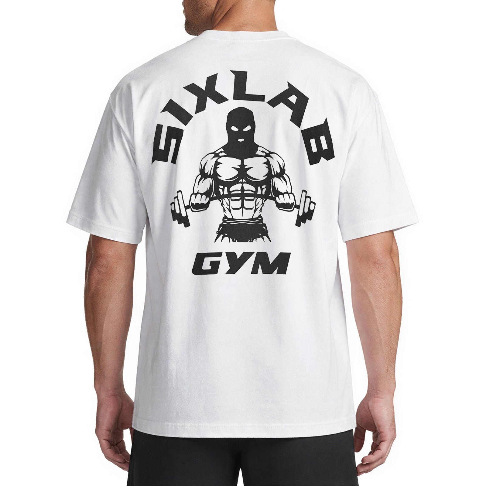 Gym Oversized T-Shirt - white/black