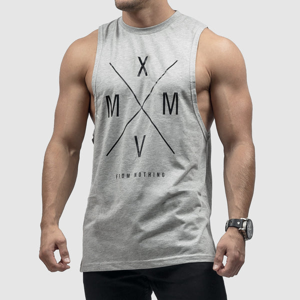 MMXV Cut Off Tank - grey/black